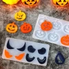 Halloween silicone mold earrings necklace Silicone mold cat witch pumpkin accessories Application Scenario